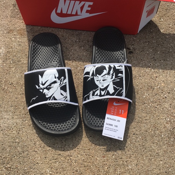 dragon ball nike slides